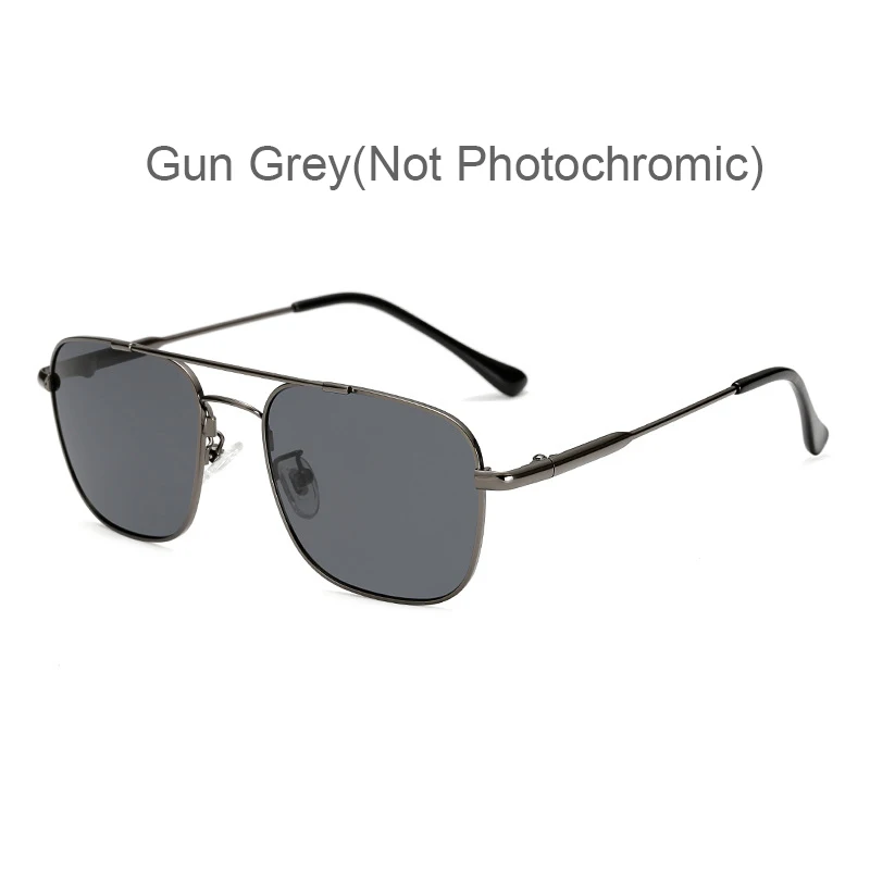 C2 gun grey HBK, квадратные, фотохромные, поляризационные солнцезащитные очки для мужчин и женщин, ультралегкие, с эффектом памяти, из сплава, умные, меняющие цвет, солнцезащитные очки для мужчин - Цвет линз: C2 gun grey