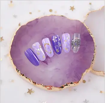 

Nail Art Palette Resin Multi-Purpose Polish Holder Drawing Color Palette Nail Art Painting Gel Palette Manicure Tool