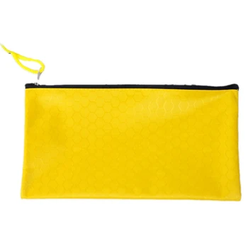 

10PCS Zipper A4 Oxford Cloth Document Bag Waterproof Student Portable Test Paper Information Storage Bag