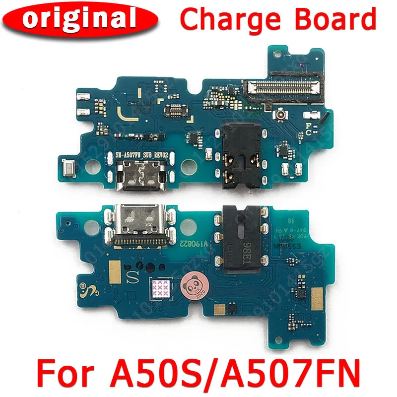 Оригинальный зарядный порт для Samsung Galaxy A50s USB плата зарядки A507 PCB док разъем гибкий