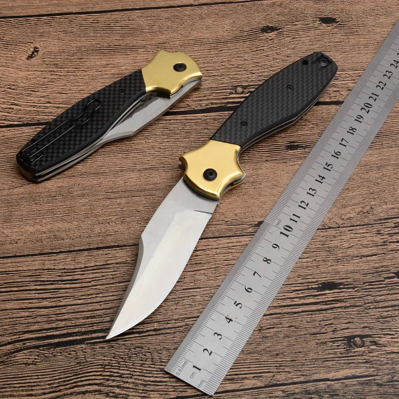 

NEW C39 Folding Knives 440C Blade Steel + carbon fiber Handle Outdoor Tactical Camping Survival Pocket Knife Utility EDC Tools