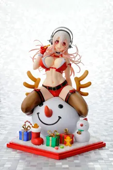 

17cm Anime Figure Nitro Super Sonico Christmas Ver. 1/7 Sexy Girl Adult PVC Action Figure Toys Collection Model Doll Gift