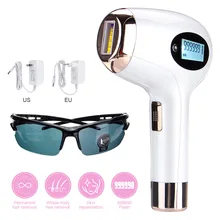 999999 световая Лазерная устройство для удаления волос постоянный эпилятор зоны бикини триммер для тела кожи безболезненный эпилятор электрический депилятор lcd