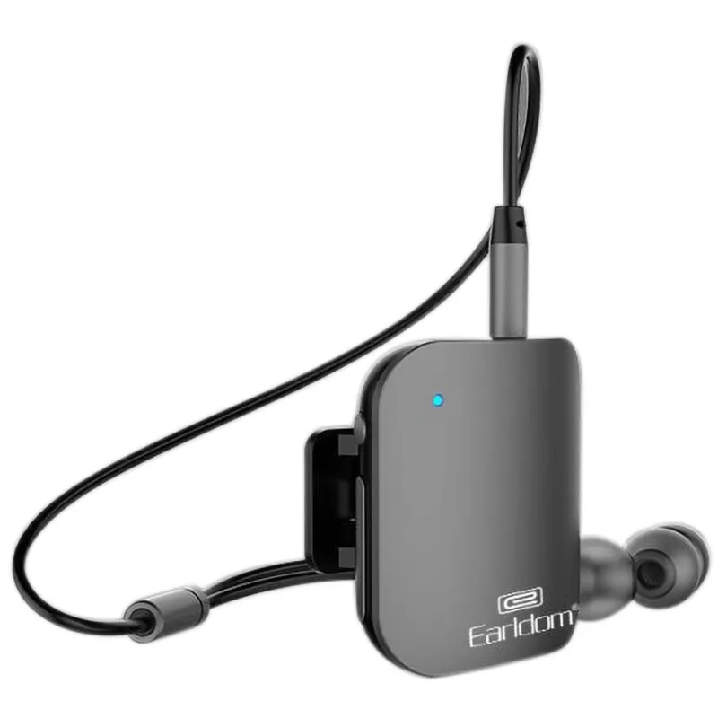 Проводные стереонаушники наушники+ Bluetooth беспроводной приемник с зажимом