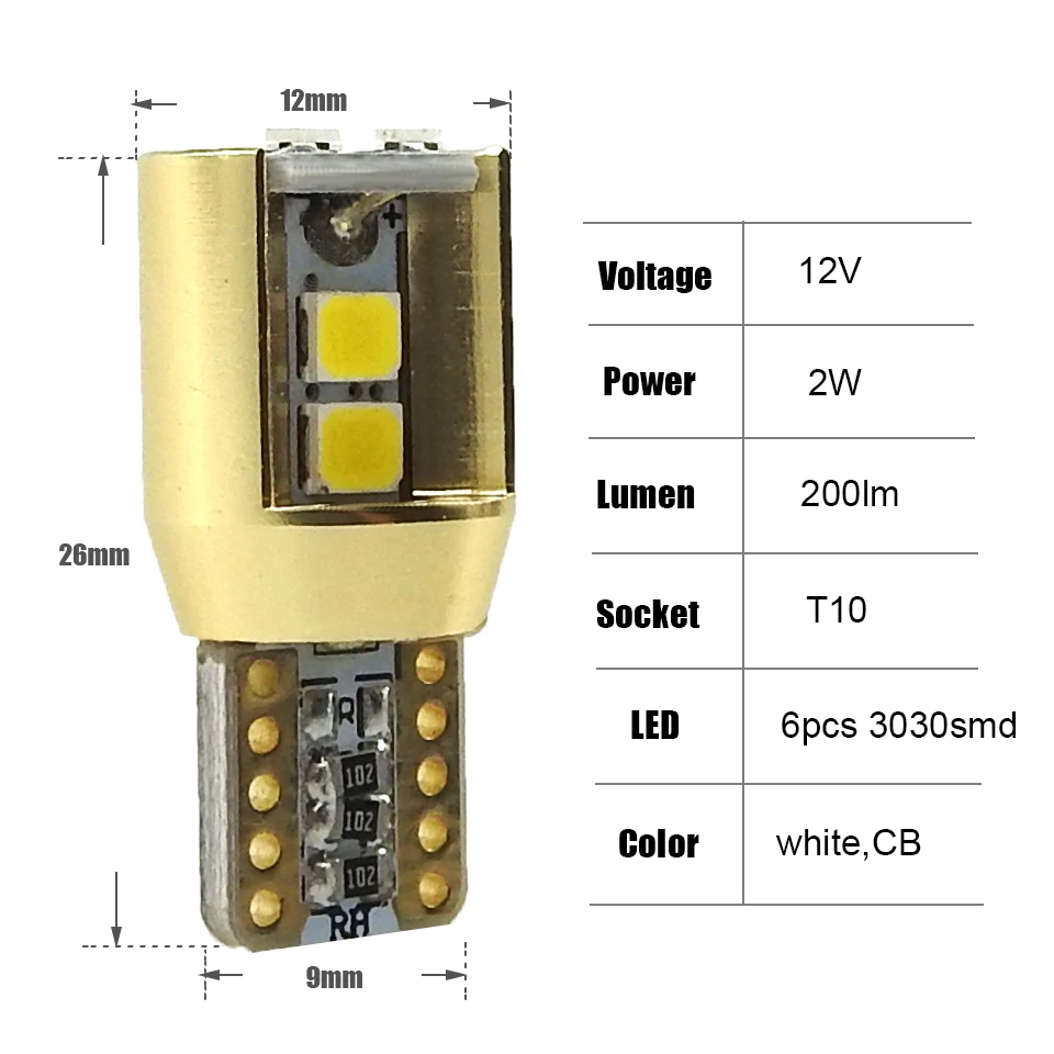 Canbus габаритный фонарь SMD LED лампа купол чтение светильник Новый стиль T10