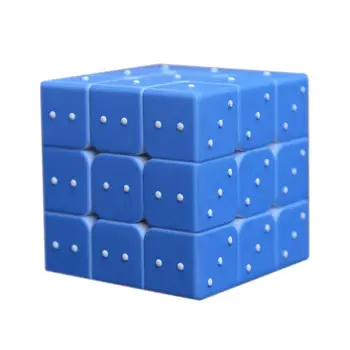 

Kuulee 3D Embossed Blind Fingerprint 3x3x3 Magic Cube Educational Toys Brain Trainning Puzzle Cube High Quality Interesting