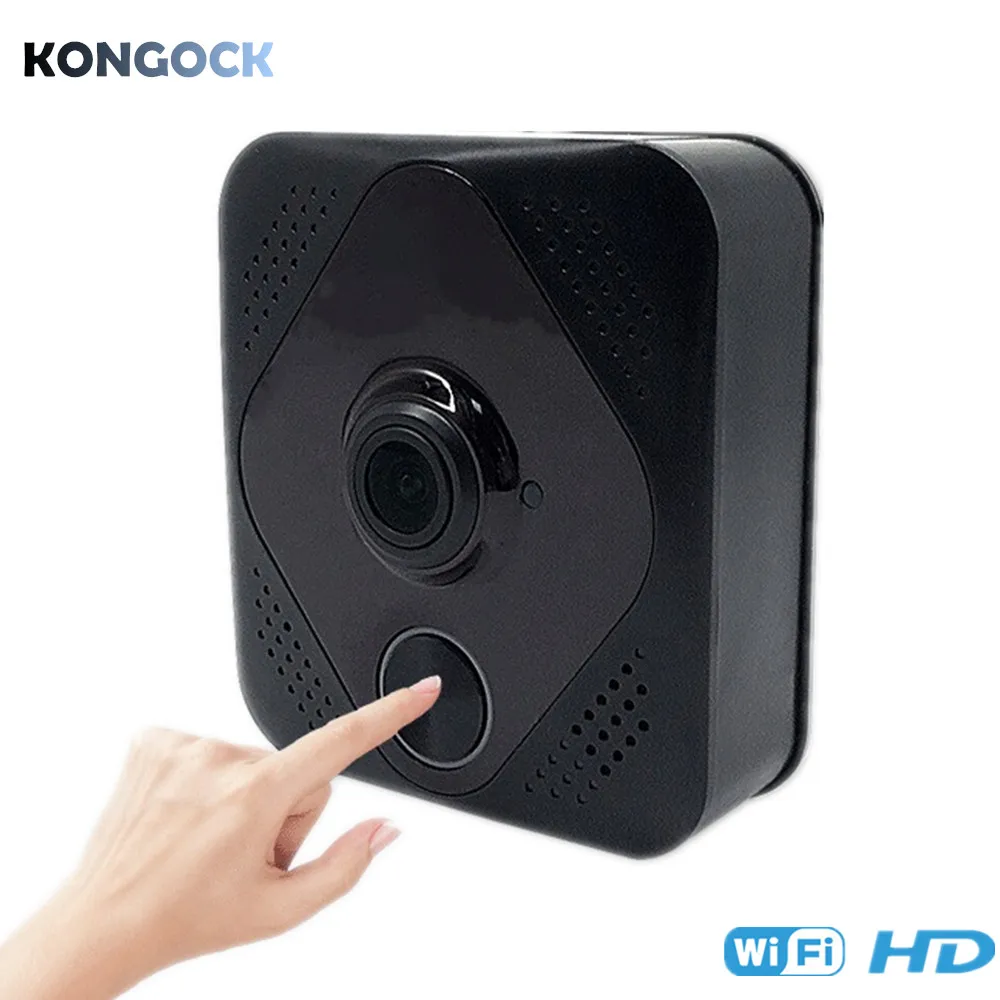 

WIFI Smart video door bell, smart-home wireless door-bell monitoring camera intercom with battery powered