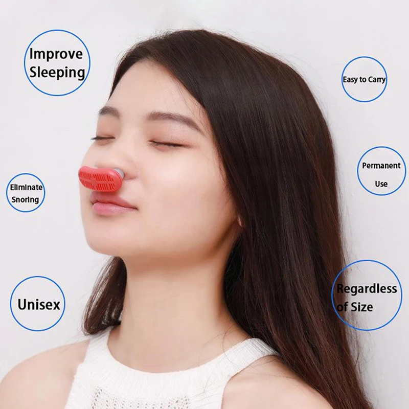 

1Pc Silicone Anti Snore Nasal Dilators Apnea Aid Device Stop Snoring Nose Clip