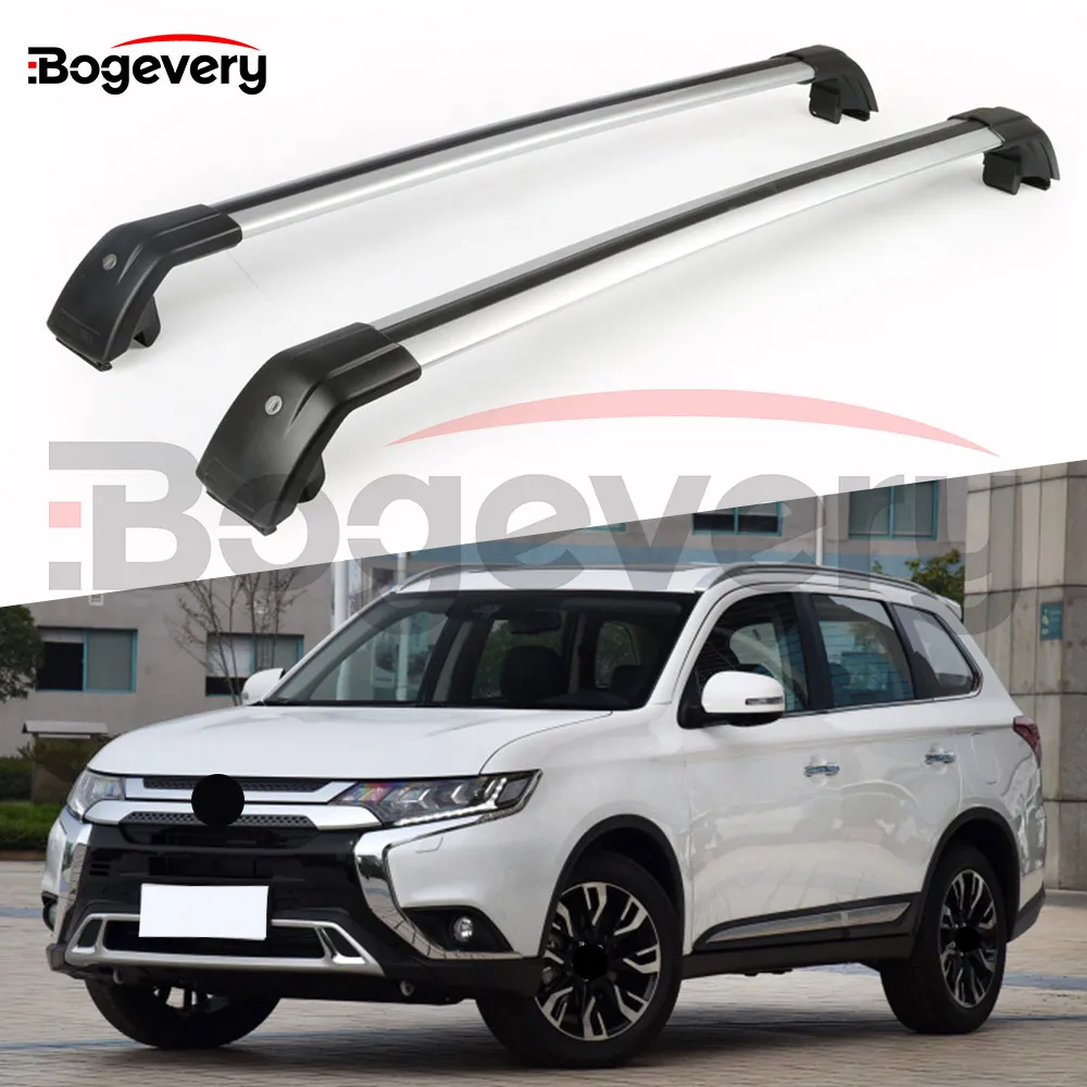 Новая Серебристая перекрещенная балка для багажа рейка на крышу подходит Mitsubishi