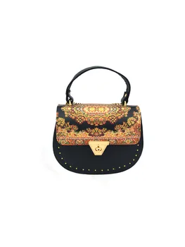 

Handmade Elegant Lady Bag designed with special fabric with kilim motifs.