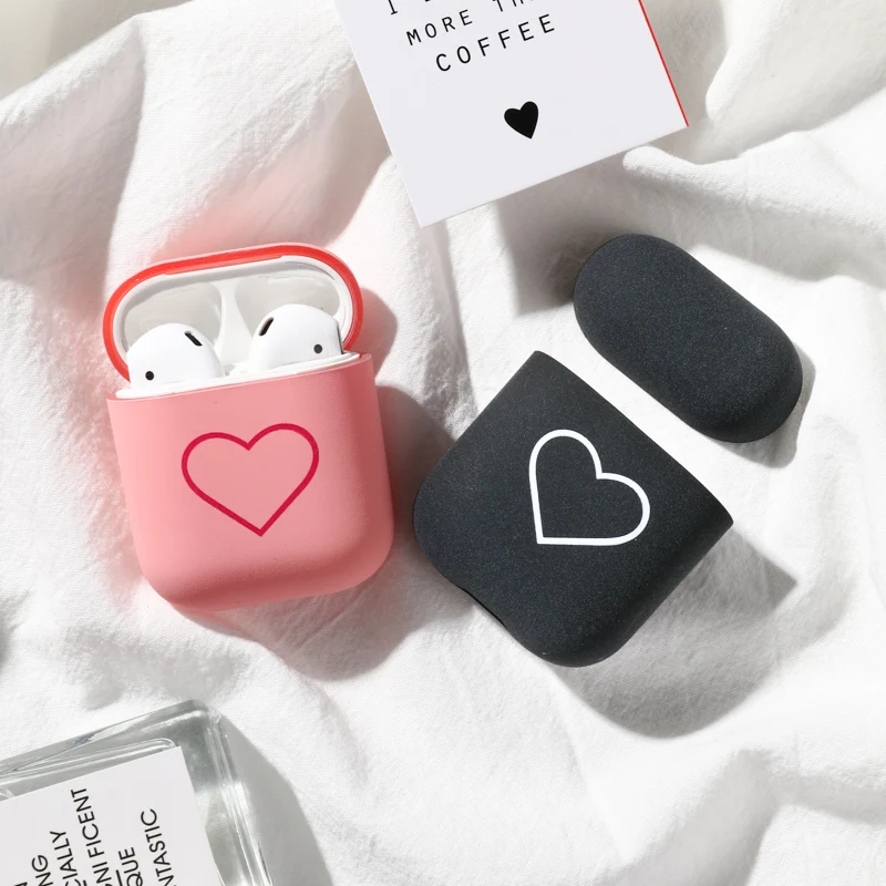 Новый мультфильм сладкое сердце беспроводной Bluetooth наушники чехол для Apple AirPods