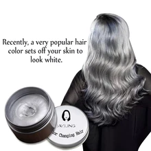 Новое поступление, краска для волос, воск, цвет, для укладки, одноразовая Временная прическа, крем для мужчин и женщин, для формования волос, паста LVS88