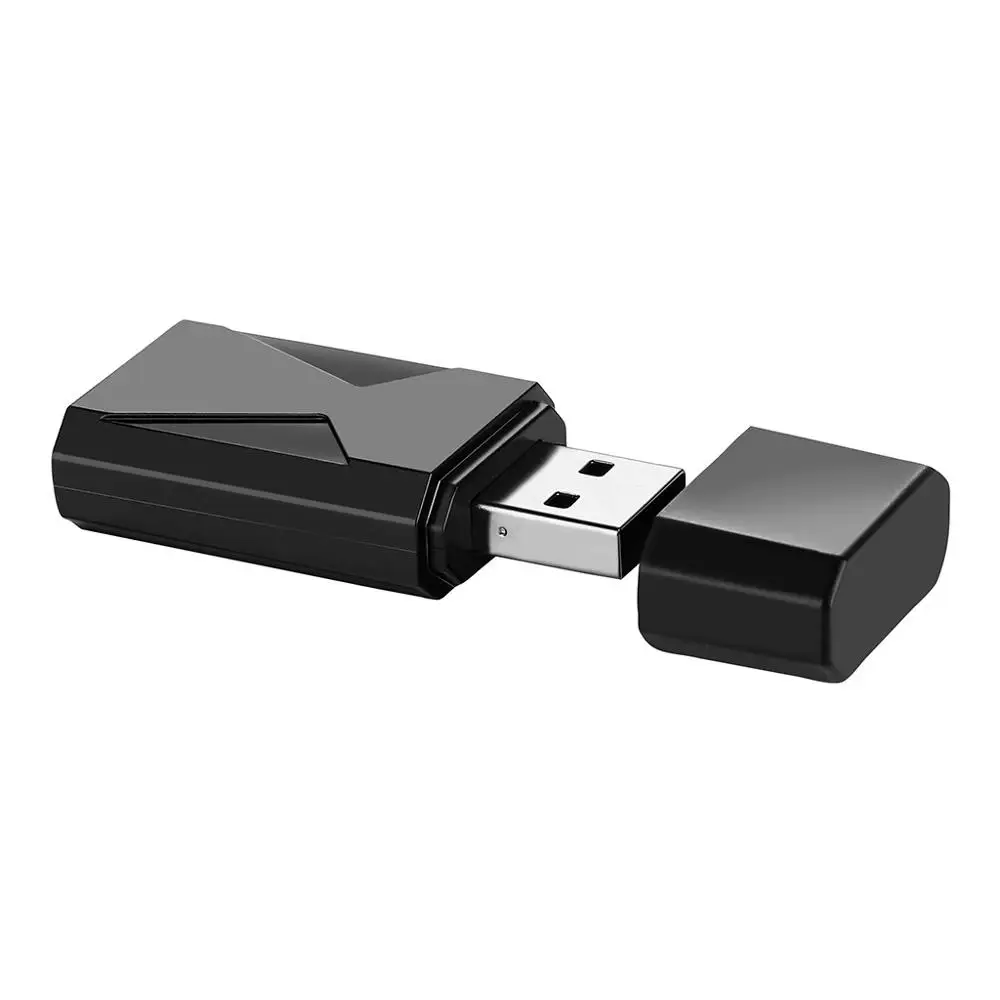 Bluetooth-приемник USB 3,5 аудио передатчик адаптер для ТВ/ПК наушников динамик 40JUL25 - Цвет: Черный