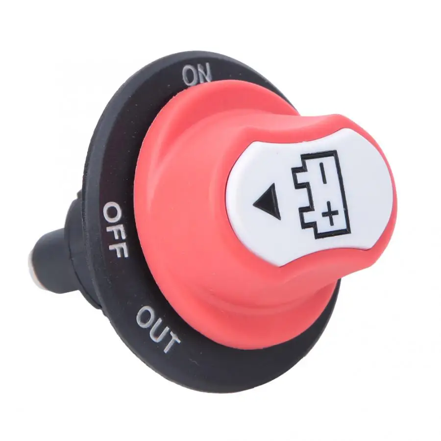 

50A Battery Switch 50VDC Mini Car Battery Selection Switch for RVs Racing Car Yachts Power Switch