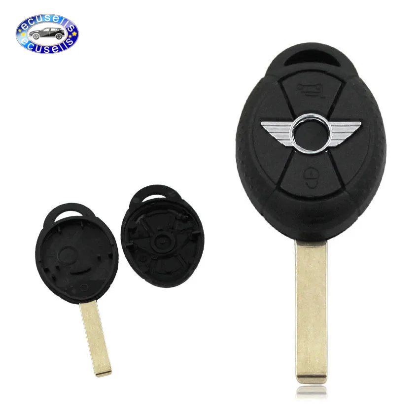 3 Button Replacement Shell Remote Key Case Fob for Mini Cooper Uncut Bladefobfob casefob key