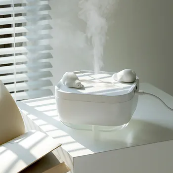 

Large Capacity Humidifier Bear Humidifier Usb Home Air Purification Hydration Humidifier For Home Office Fogger Mist Maker#g40