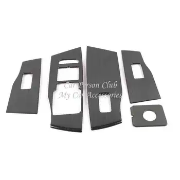 

Door Window Glass Switch Cover Interior Armrest Lift Frame Panel Trims For VW T-CROSS 2019 Stainless Steel Car Molding Accessory