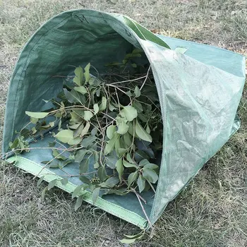 

Large Yard Dustpan-Type Garden Bag For Collecting Leaves - Reuseable Heavy Duty Gardening Bags, Lawn Pool Garden Leaf Waste Bag