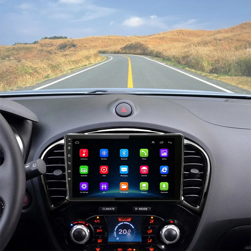  2G RAM 32G ROM 9 inch Android 9.1 Multimedia DVD Player For Nissan juke 2012-2017 Car GPS Navigatio