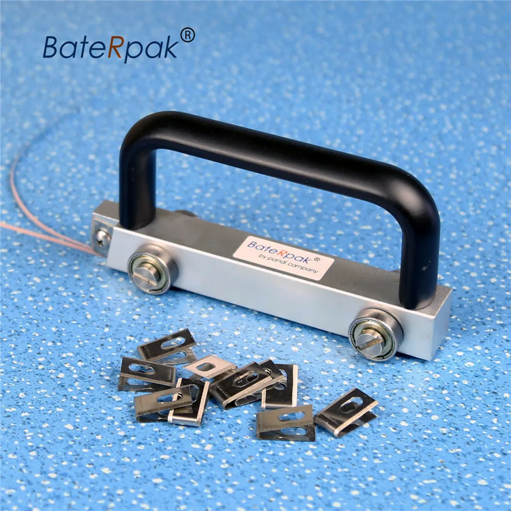 BateRpak PVC Roll Sports Floor Groove Cutter tools wheel slotted manually slotted knifeVinyl floor Grooving Machine
