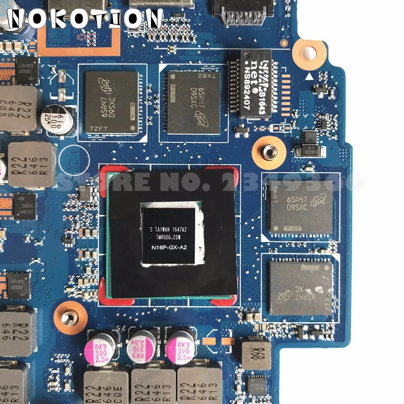 NOKOTION для hp 15-AX020CA 15-AX Материнская плата ноутбука 856678-001 856678-501 856678-601 DAG35AMB8E0 I7-6700HQ процессор GTX 960M 4GB