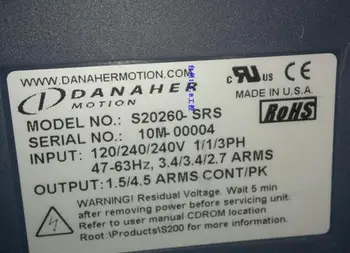 

1PC USED KOLLMORGEN S20260-SRS