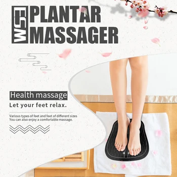 

Foot Leg Blood Circulation EMS Foot Massage Instrument Foot Massager Foot Massage Cushion Feet Muscles Stimulator Unisex TSLM1