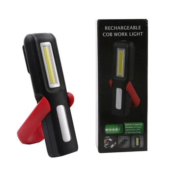 

Magnetic LED COB Inspection Lamp Work Flashlight Light Rechargeable USB Torch 1*Work Light 1*USB Charging Cable 2020 New