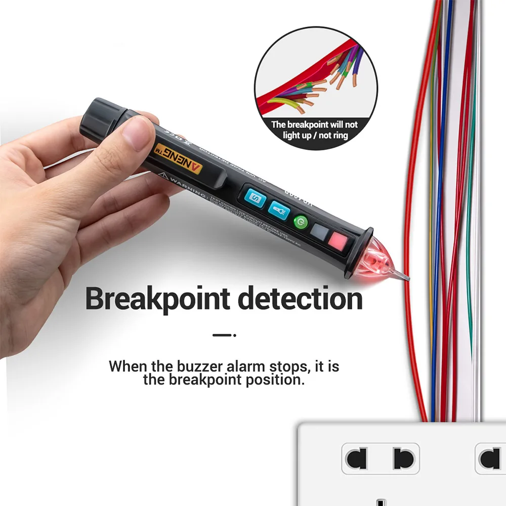 Generic Vd409b Ac Voltage Detector Crcuit Breaker Finder Tester Meter