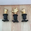MTTUZK Solid Brass Mixing Valve Tap For Bathtub Faucet  Hot and Cold Mixer Matte Black  Bathroom Faucet Accessories 5