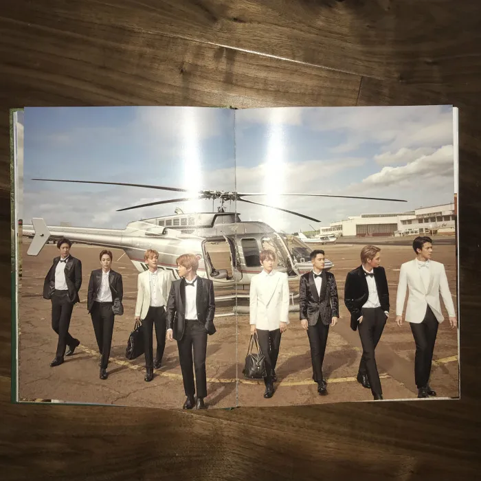 [MYKPOP]~ Официальный~ EXO: подарок Фотокнига Гавайские фотокниги, коллекция KPOP Fans SA19081705