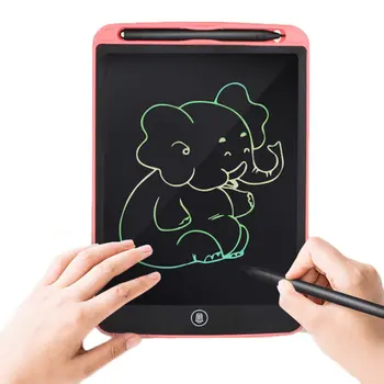 

10" Lcd Writing Tablet Monochrome Pen for Children Ultra-thin Portable Waterproof Anti-clear Magnetic Plastic Drawing Board