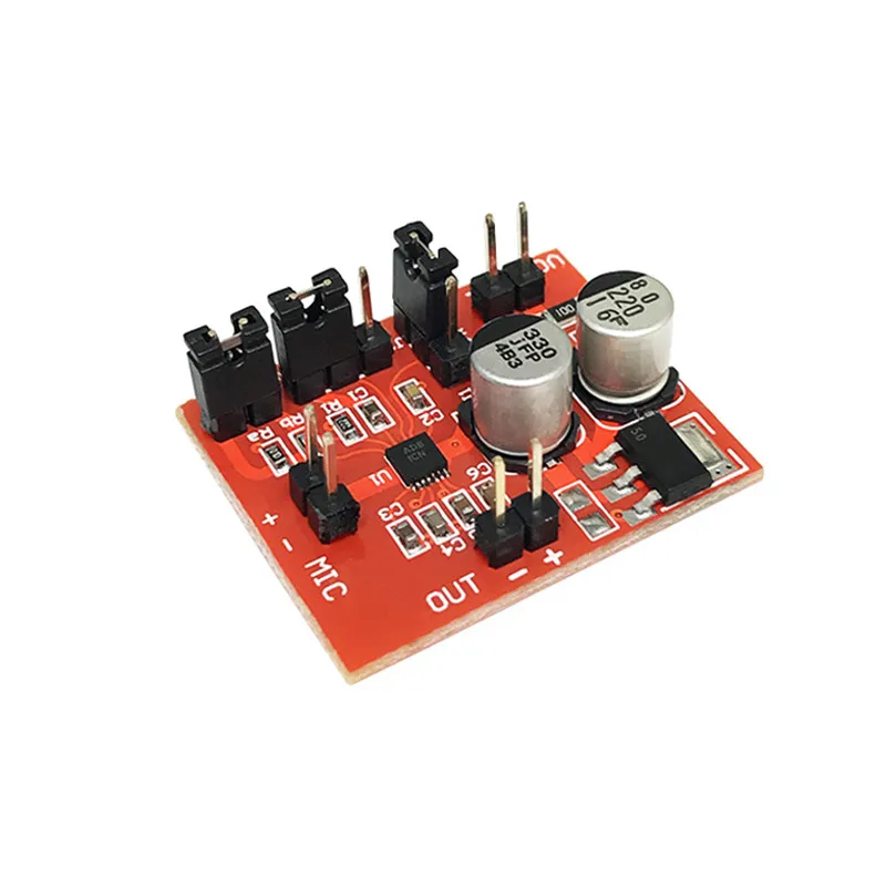 MAX9814 electret микрофонная Плата усилителя с фотографией |