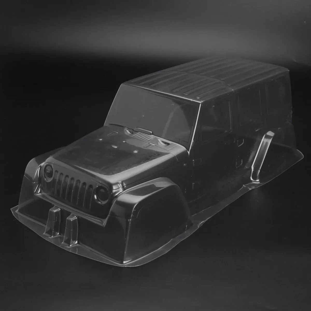 

PVC Climbing Car Hard Plastic Transparent Body Shell For 1:10 Scale RC Crawler Car D90