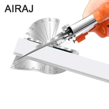 AIRAJ регулируемый угол ножницы бытовые 45-120 ° Торцовочная пластиковая трубка шланг ножницы ручной инструмент для ремонта с лезвием