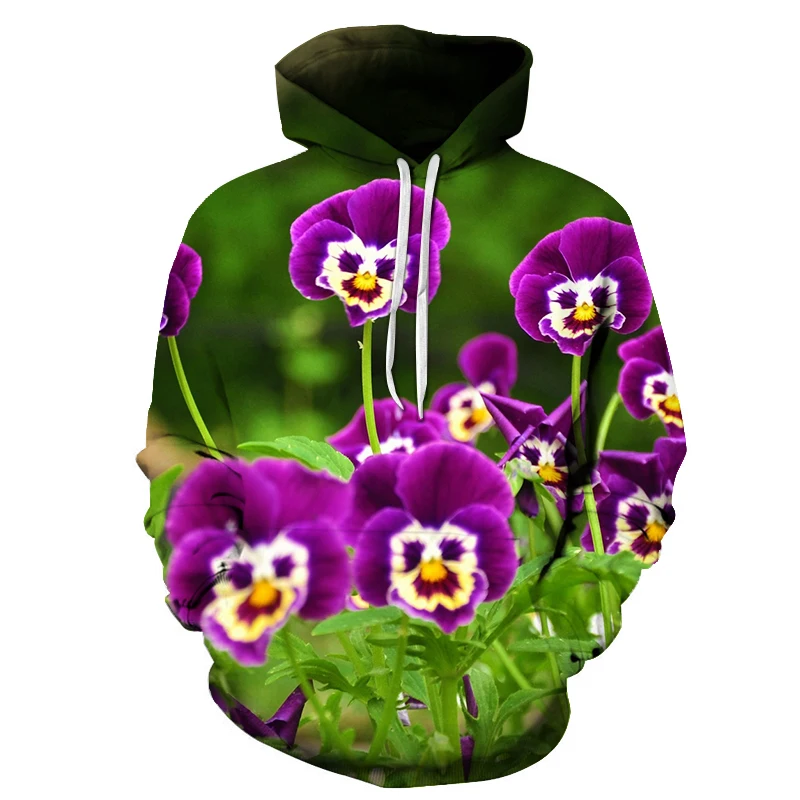 

Men's Fall 2020 Sweatshirt 3D Printing Flower Hoodie Women's Harajuku Casual Fun Hoodie Tops High Quality Drop Shipping