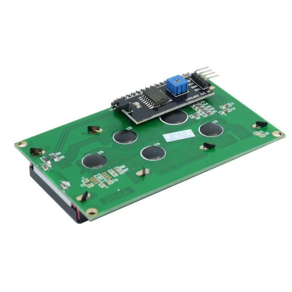 Синий Серийный ЖК модуль IIC/I2C/TWI 2004 204 20X4 символ для Arduino|Детали и аксессуары