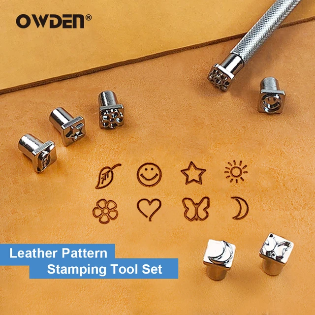 Set Stamps Leather Stamping, Leather Stamping Tools Set
