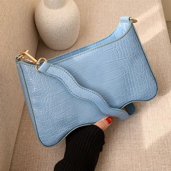 

Alligator Casual Retro PU Leather Crossbody Bags for Women 2020 Small Shoulder Messenger Bag Lady Phone Handbags and Purses