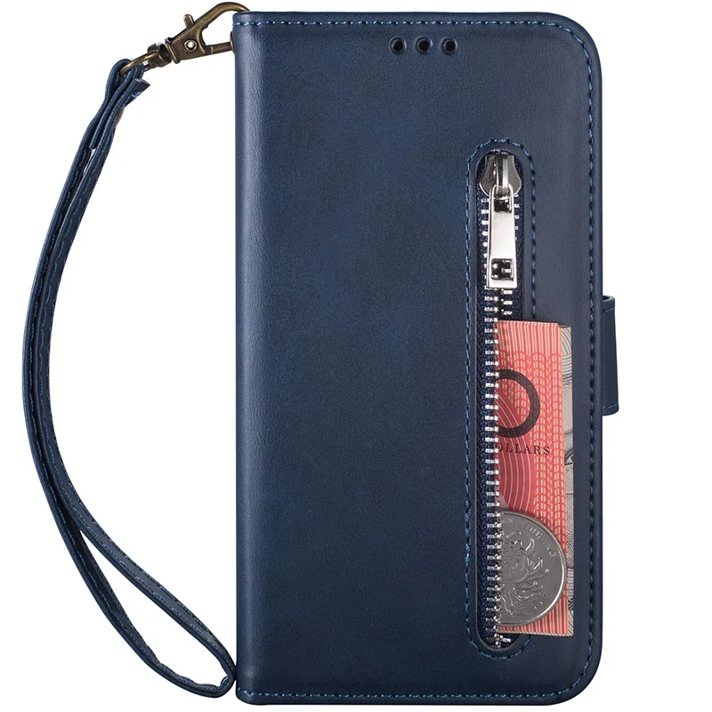 huawei pu case For Huawei Mobile Phone Case P20 P30 P40 Mate10 20 lite Pro Y6 Y7 P Smsrt Plus flip wallet card holder zipper leather case cute huawei phone cases Cases For Huawei