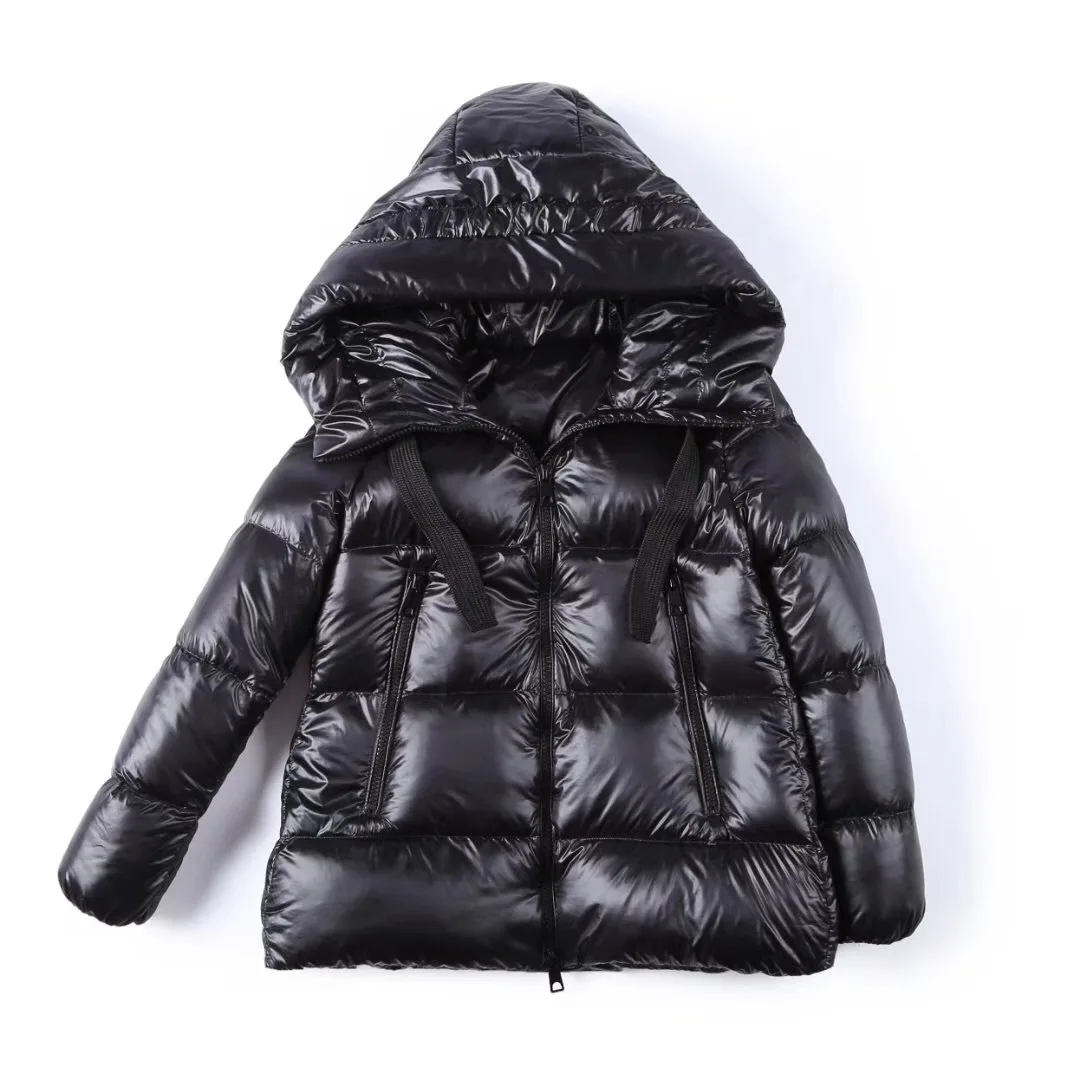 Tcyeek/зимние женские куртки, Брендовые женские пуховики, одежда с капюшоном, теплое 90% пуховое пальто, женские пуховики, парки Hiver 008 - Цвет: Black