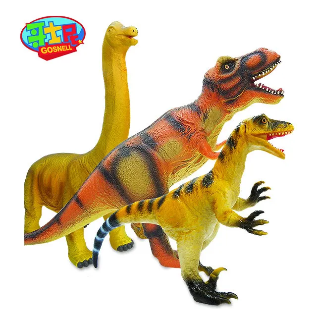 Мягкая Silcone Игрушечная модель динозавра большого размера T-Rex детская игрушка динозавр животное пластик тираннозавр