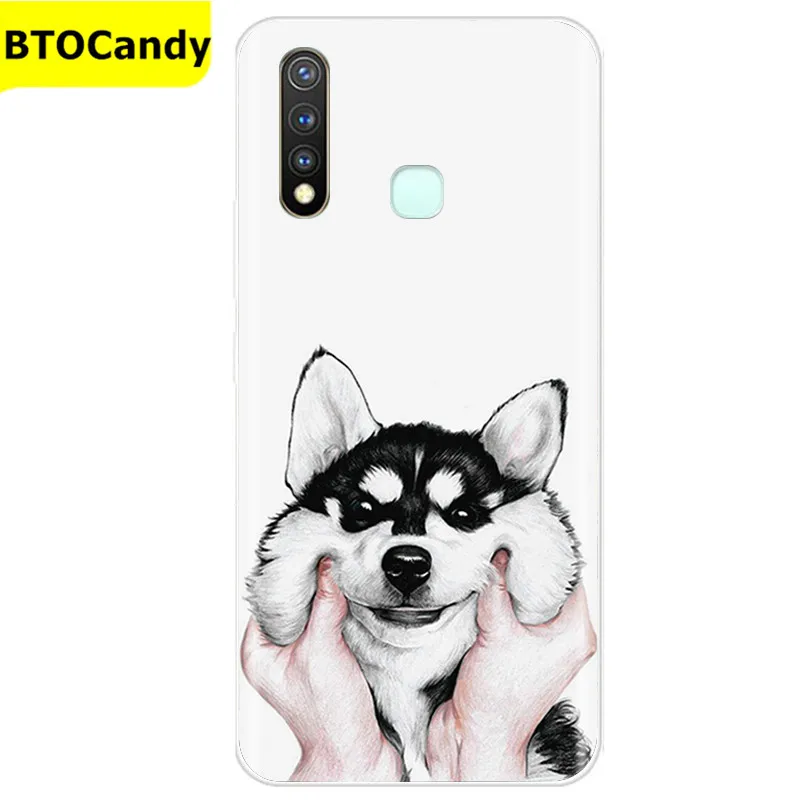 For Vivo Y19 Case Silicone 6.53 Phone Back Cover Phone Case for vivo 1915 Y19 Case vivoY19 Y 19 Case Fundas Etui Bumper Coque waterproof phone bag Cases & Covers