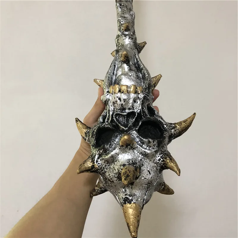 1:1 Orc,, скелет, булава, кость, жертвоприношение, косплей, оружие, реквизит для выступлений, ролевые игры, Хэллоуин, Cos, подарок, безопасность, ПУ