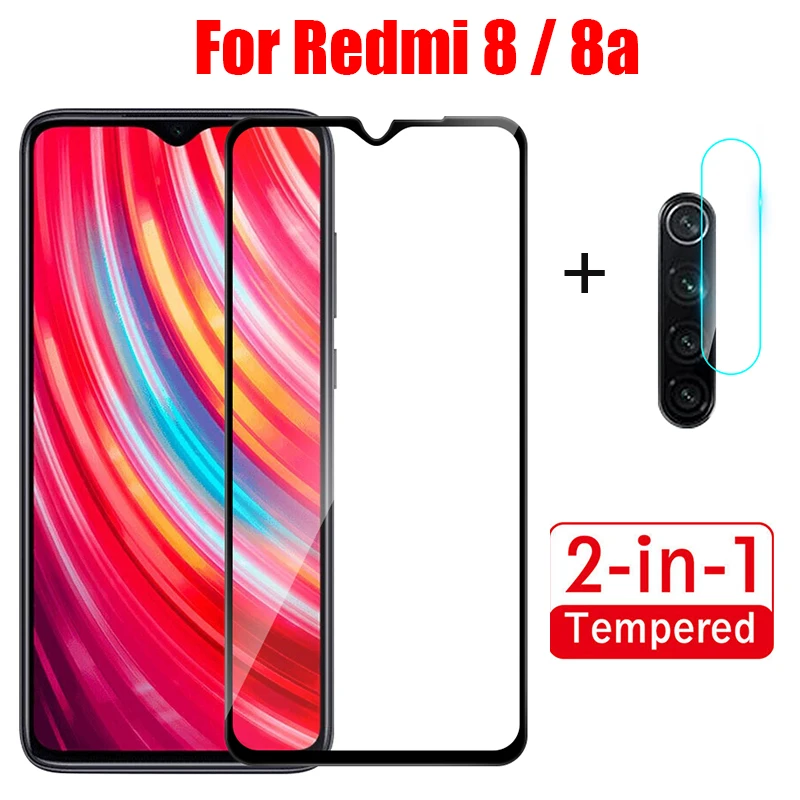 Закаленное стекло 2 в 1 для Redmi 8 8A пленка объектива камеры протектор экрана Xiaomi redmi8