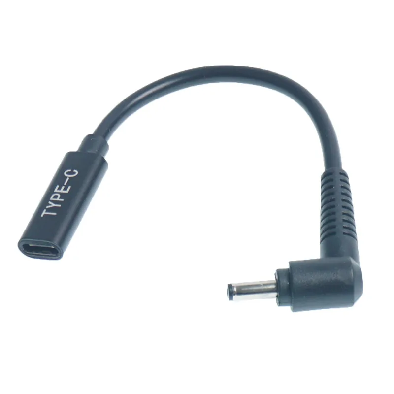 USB-C type c female to DC Tip 4.0mm *1.35mm Power Cable Cord For Asus Zenbook Vivobook laptops