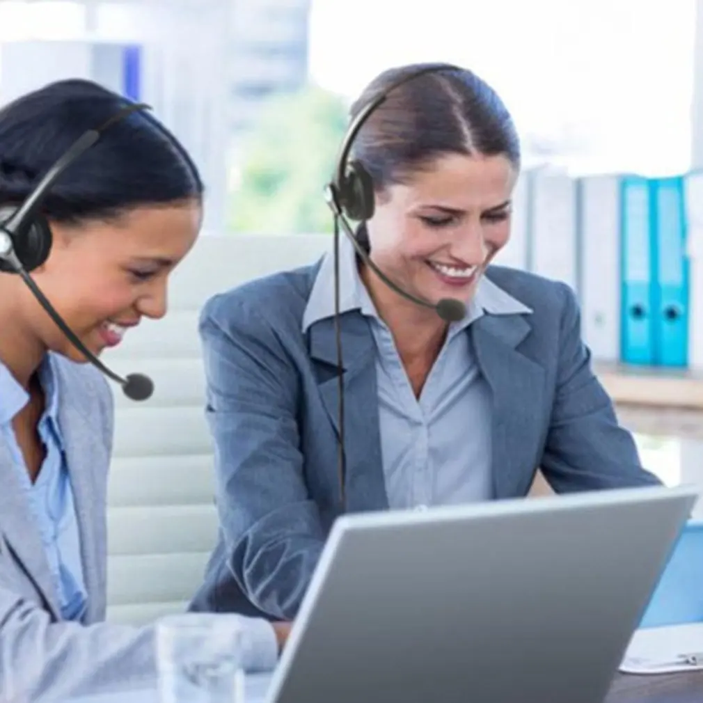 USB Earphones Handsfree Headphones With Mic Headset Noise Cancelling Adjustable Call For Gaming headset Computer Business Gamer