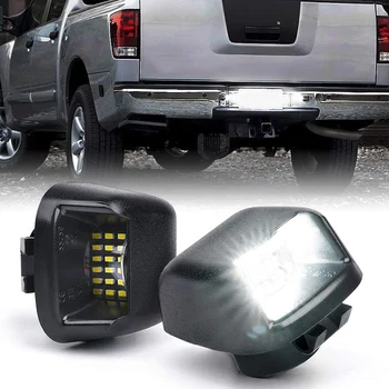 

Car Waterproof License Plate Light Rear Light Trailer Step Lamp for Nissan Frontier Xterra Titan 2006-2016