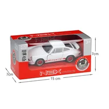 1:36 1973 Carrera RS deportes coche clásico aleación Diecast juguete coche modelo regalos coches Juguetes Coche Vintage para niños decoración