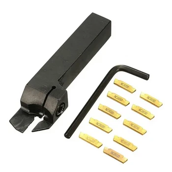 

MGEHR 1616-2 16*16*100mm External Grooving Lathe Tool Holder With 10pcs MGMN200 Insert blade